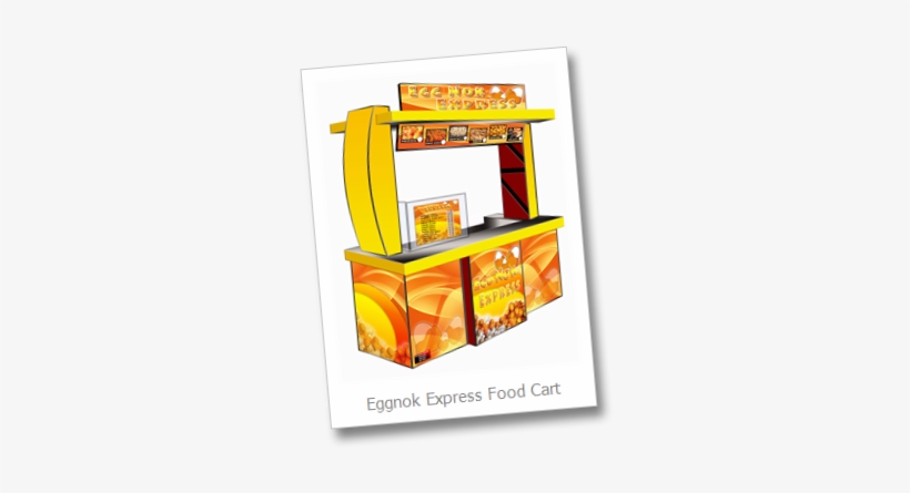 Eggnok Express Food Cart - Food Cart, transparent png #3263068