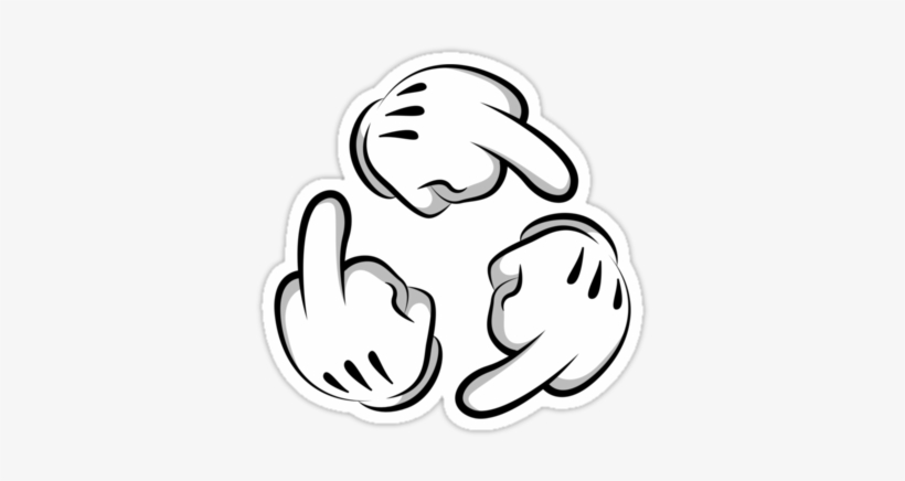 Resultado De Imagen Para Mickey Mouse Hands Gun, transparent png #3263109