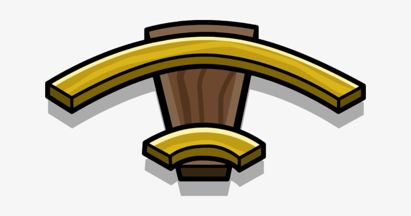 Gold Railroad Corner Sprite 002 - Illustration, transparent png #3263617