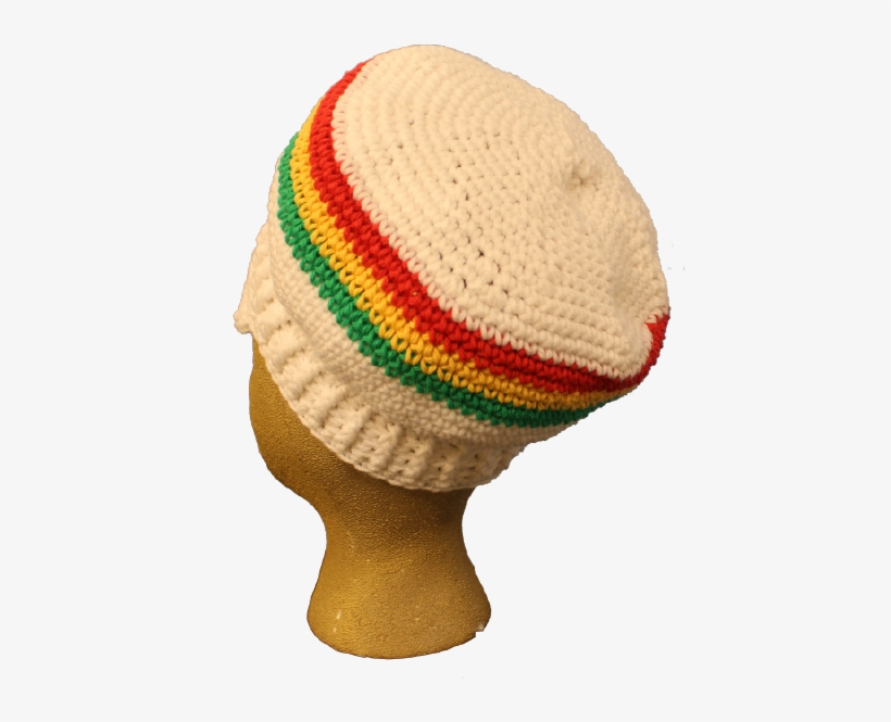 Hand Made Knitted Rasta Beanie Sku - Knit Cap, transparent png #3263646