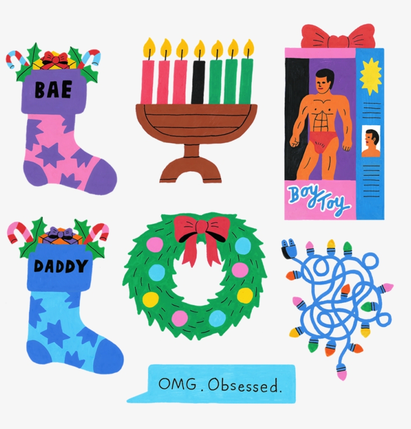 Grindr Christmaselements Web2 - Portable Network Graphics, transparent png #3263668