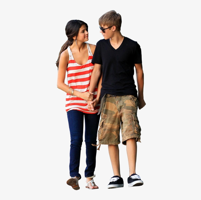 Selena And Justin Png, transparent png #3263970