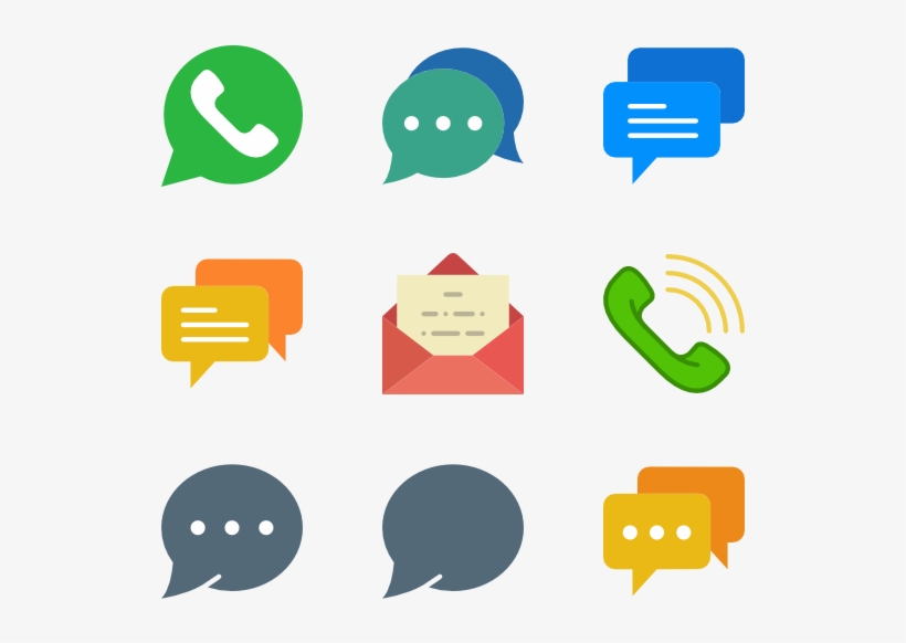 Dialogue Assets - Speech Bubble Icon Flat, transparent png #3264788