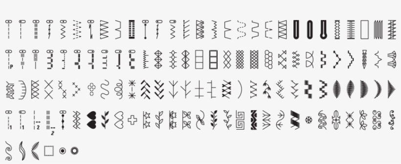 Bernette 38 Swiss Design Computerized Sewing Machine - Bernette 38 Stitches, transparent png #3264829