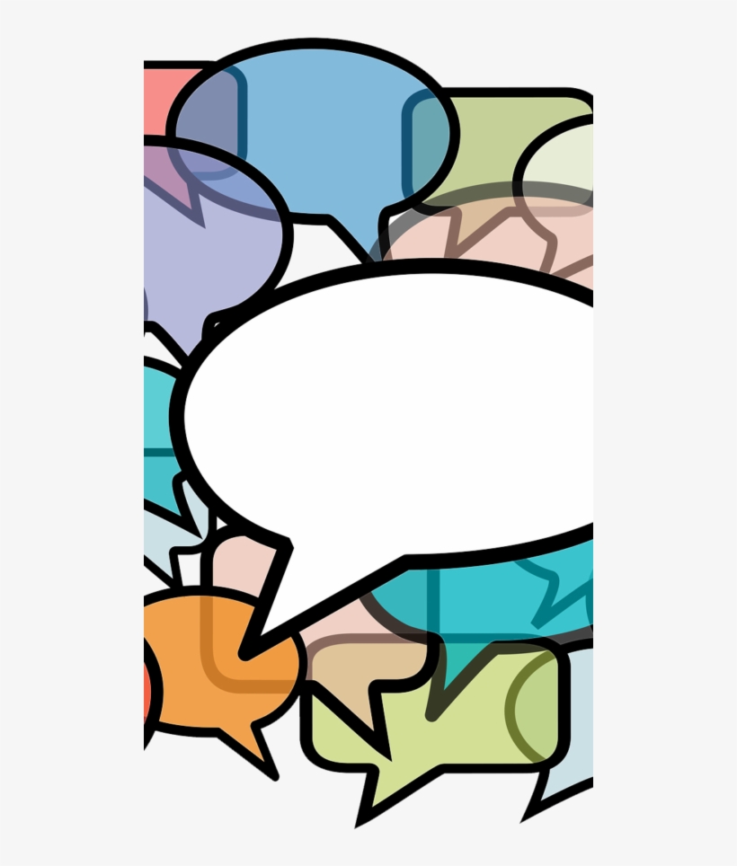 Bigstock Talk In Colors Speech Bubbles 8163794 - Stop The Noise: A Physician's Quest To Silence The, transparent png #3264831