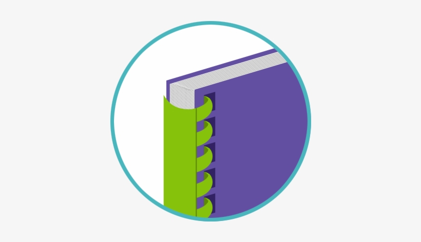 Comb Binding Magnified - Tape Binding In Finishing, transparent png #3265472