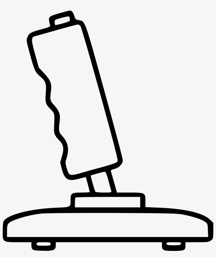 Joystick Console Game Controller Olschool Button Technology - Joystick, transparent png #3265641