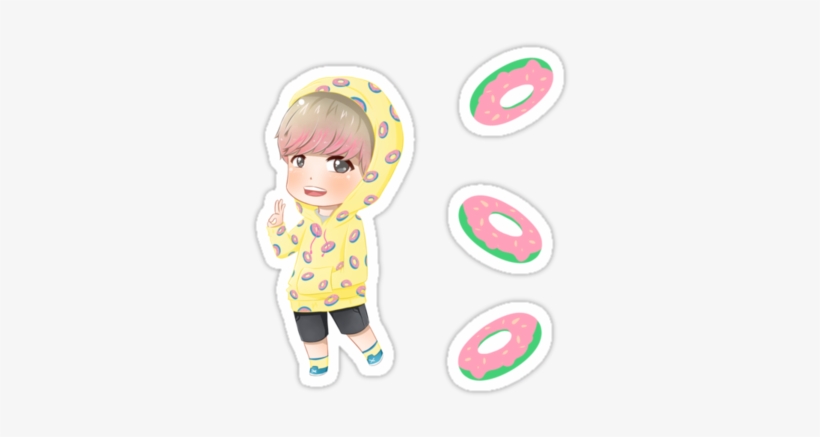 Shop From Unique Stickers On Redbubble - Mark Got 7 Chibi, transparent png #3265811