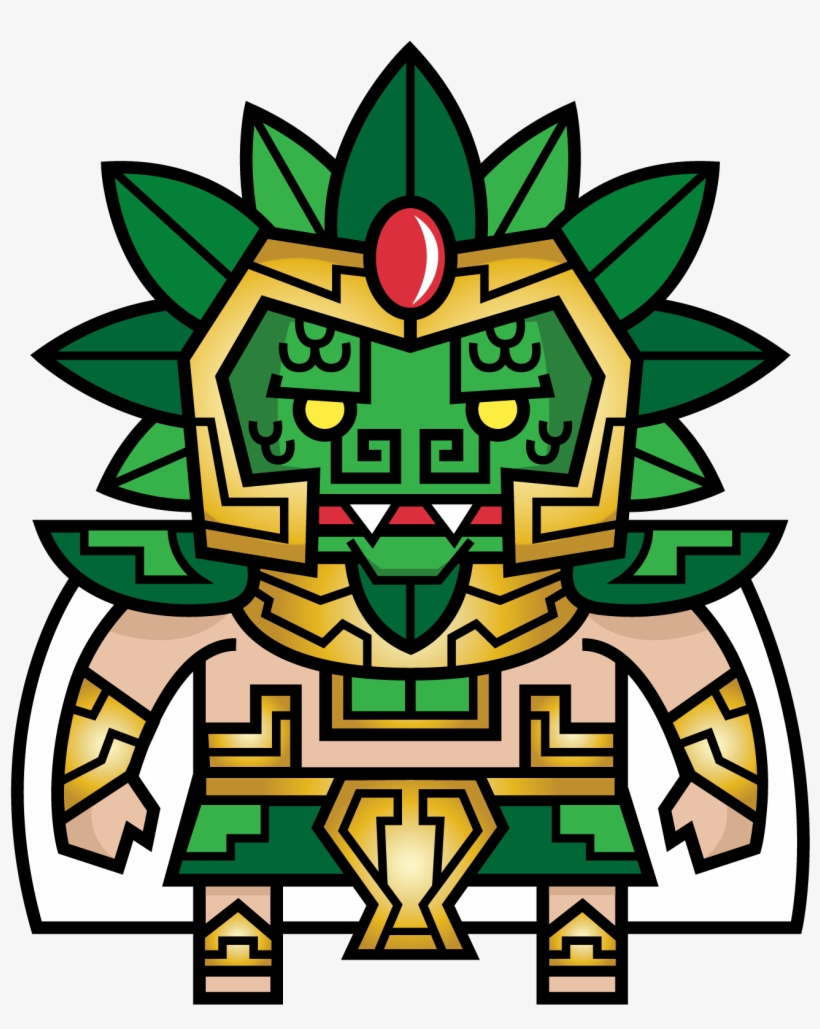 Quetzalcoatl - Cartoon, transparent png #3266220