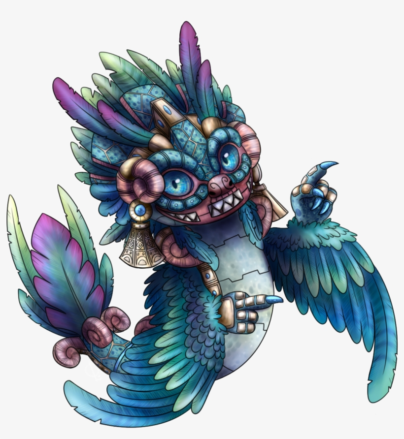 Quetzalcoatl Chibi - Fur, transparent png #3266308