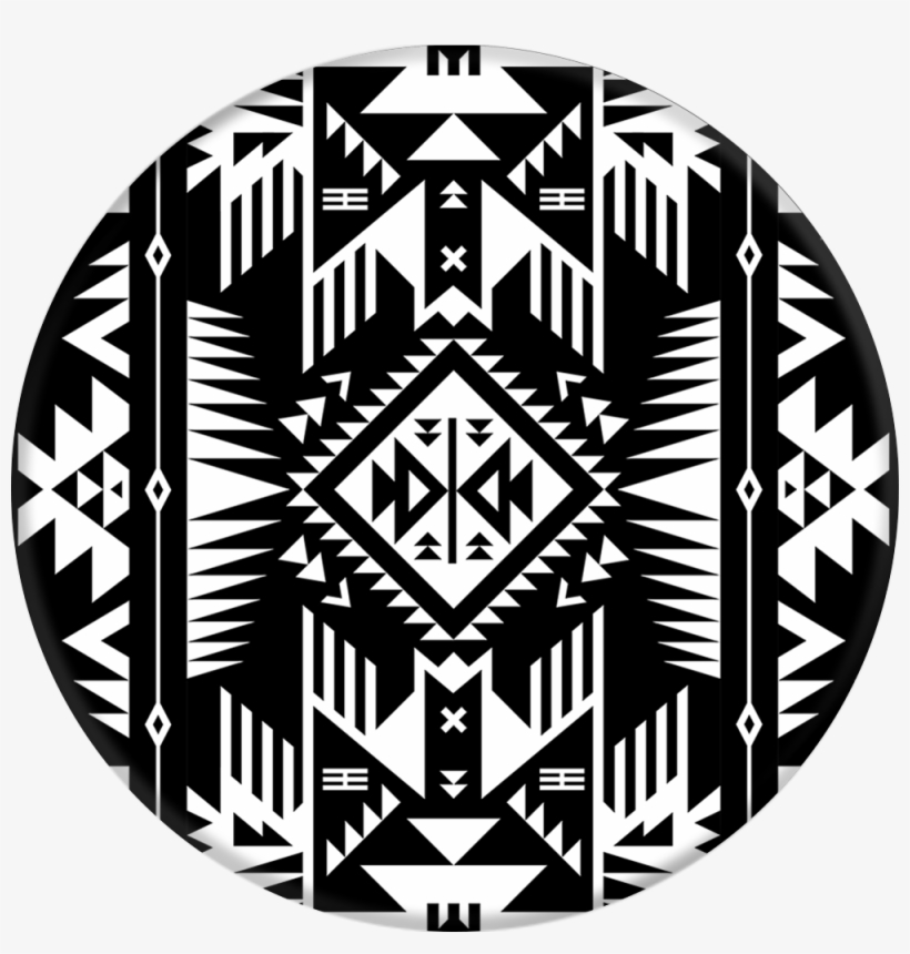 Popsockets Grip Quetzalcoatl, Popsockets - Black And White Popsocket Pattern, transparent png #3266514