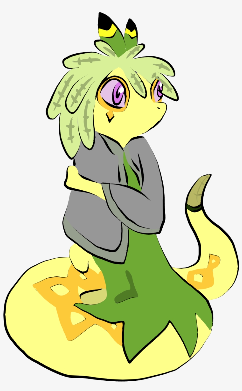 Drew A Corny Cinnamon Roll 💕🐍 No Evil Is An Amazing - Quetzalcoatl From No Evil Fanart, transparent png #3266522