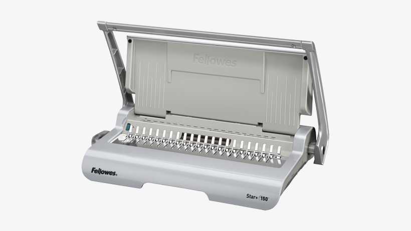 Fellowes Star 150 Manual Comb Binding Machine - Fellowes Star+ 150 Manual Comb Binding Machine, transparent png #3266791