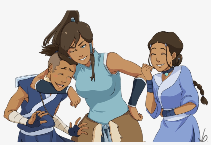 Aang Sokka Katara Avatar - Legend Of Korra, transparent png #3266894