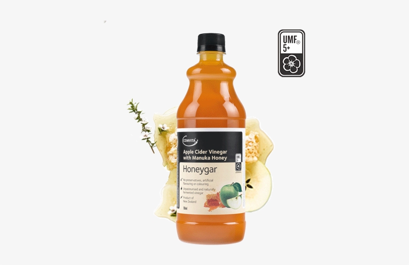 Naturally Fermented - Comvita Apple Cider Vinegar With Manuka Honey, transparent png #3267217