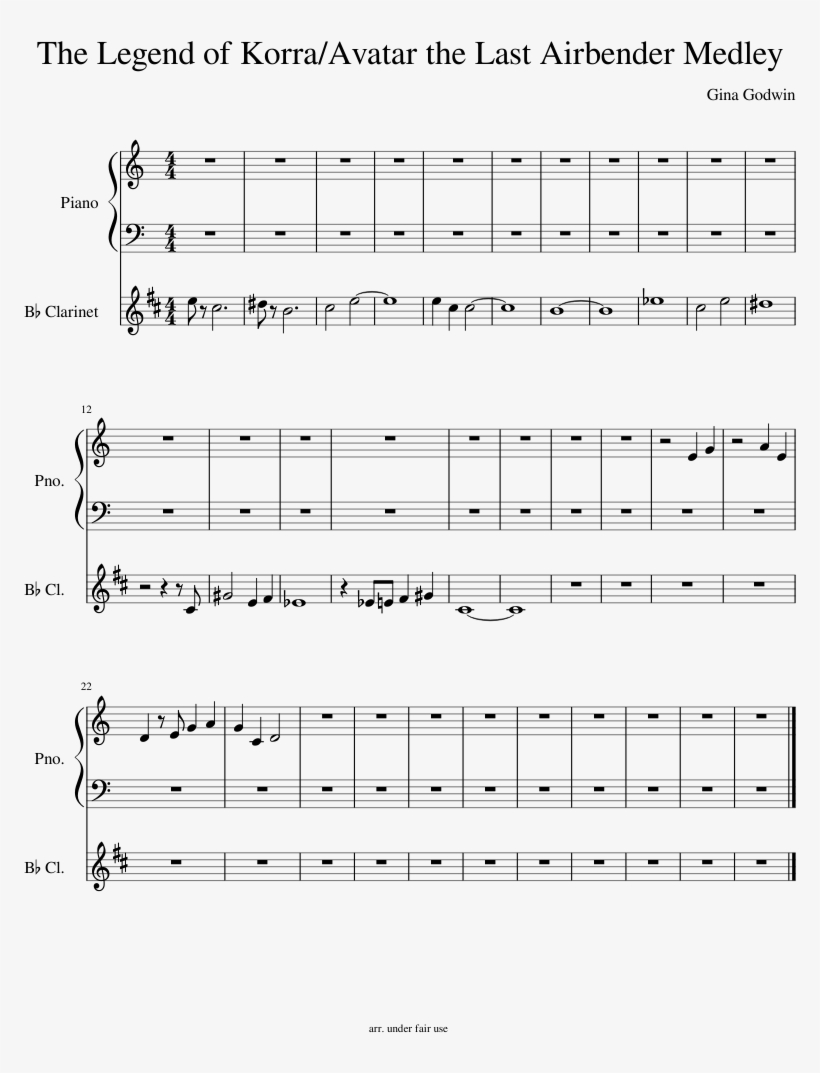 The Legend Of Korra/avatar The Last Airbender Medley - Music, transparent png #3267242