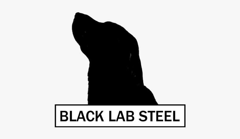 Black Lab Steel Custom Metal Art - Steel, transparent png #3267440