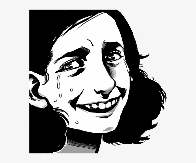 Post - Anne Frank Face Transparent, transparent png #3267527