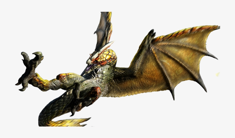 A Highly Aggressive Winged Wyvern, It Inflicts Bleed - Monster Hunter Winged Wyvern, transparent png #3267833