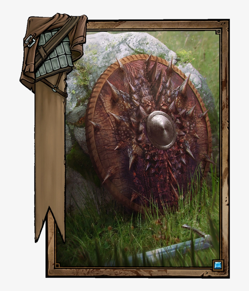 Wyvern Scale Shield - Witcher Shield Wyvern, transparent png #3268066
