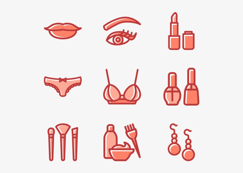 Women And Beauty Collection - Pink Makeup Icon Png, transparent png #3268376