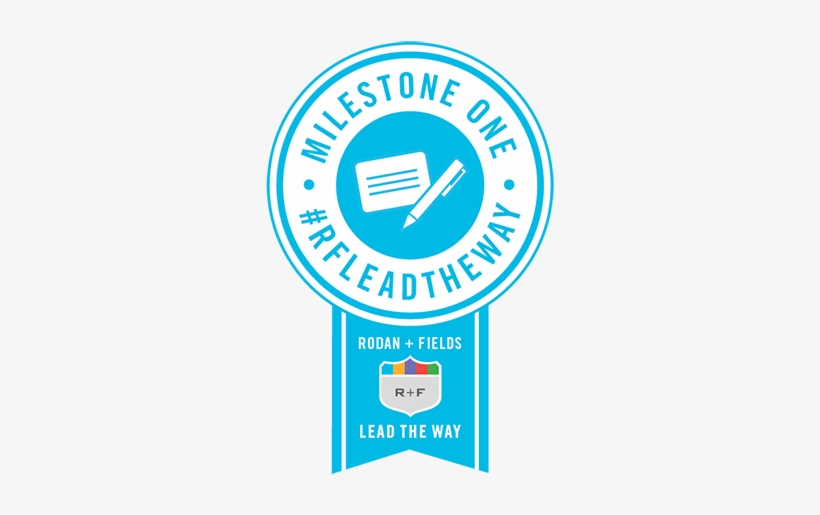 R F Lead The Way Milestone One Achievement Badge - Irell And Manella Graduate School, transparent png #3268671