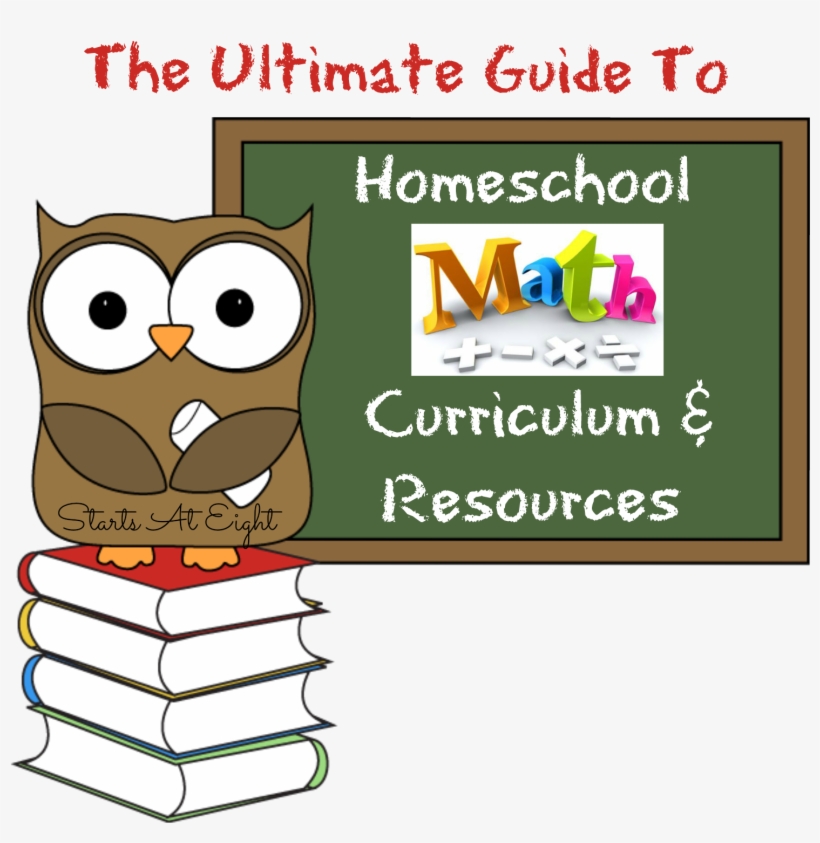 The Ultimate Guide To Homeschool Math Curriculum & - Owl Teacher Clipart, transparent png #3268813
