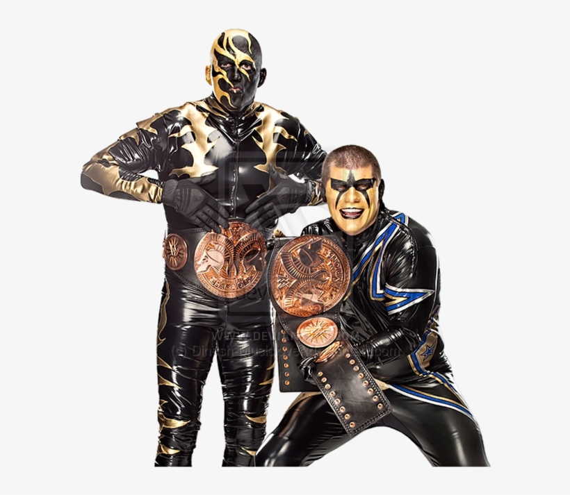 Wwe Tag Team Championship Gold Stardust Render By Dinesh-musiclover - Goldust And Stardust Tag Team Champions, transparent png #3268928