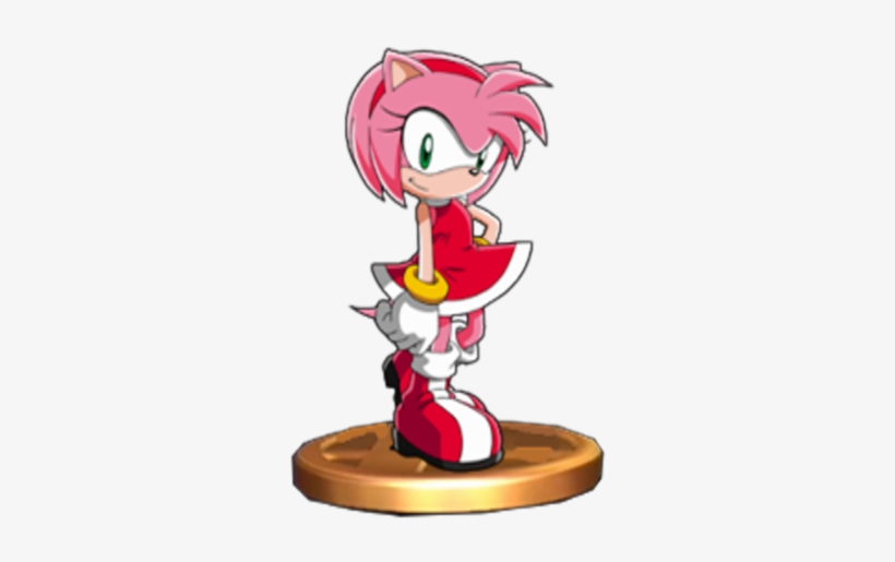 Amy Rose Trophy - Sonic X, transparent png #3269247