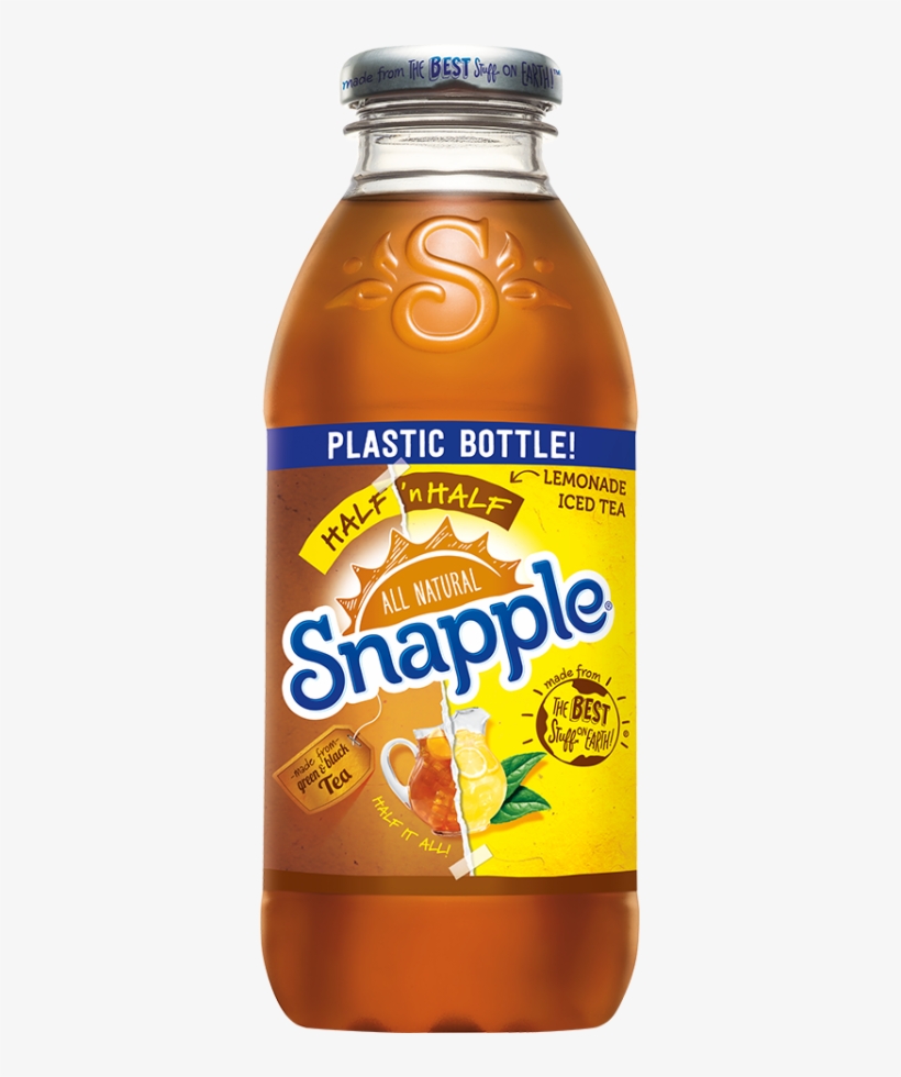New Pet Snapple Bottle - Half And Half Snapple, transparent png #3269420