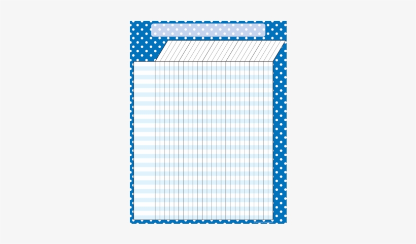 Blue Polka Dots Incentive Chart - Teacher Created Resources Polka Dots Incentive Chart,, transparent png #3269504