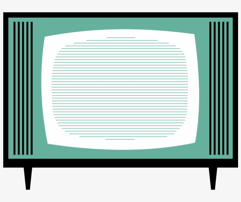 Old Fashioned Tv Set By Rones - Old Fashioned Television Set, transparent png #3270099