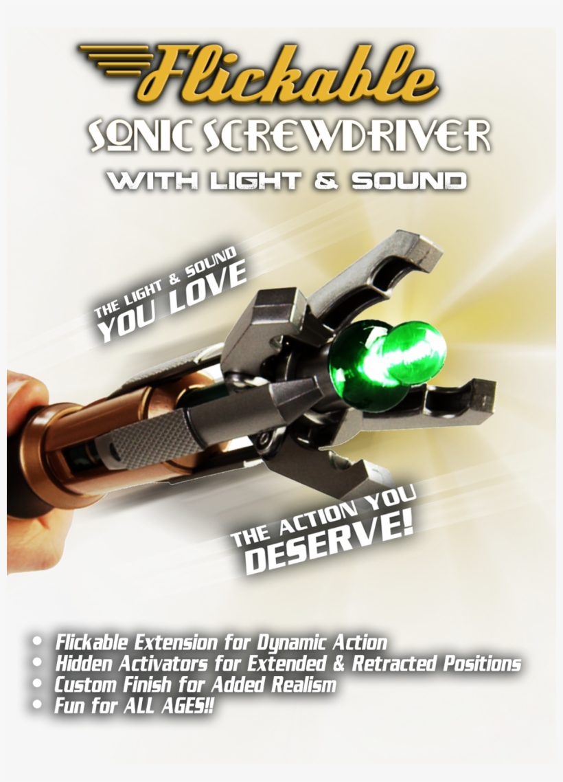 Doctor Who 11th Doctor Sonic Screwdriver Customized - Geeksummit Sonic Screwdriver, transparent png #3270100