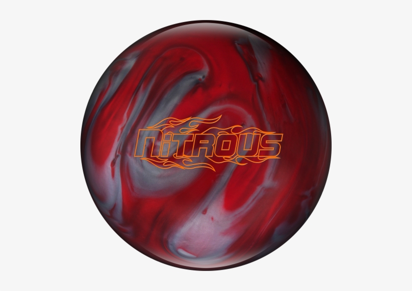 Nitrous Red/silver - Columbia 300 Nitrous Bowling Ball, transparent png #3270447