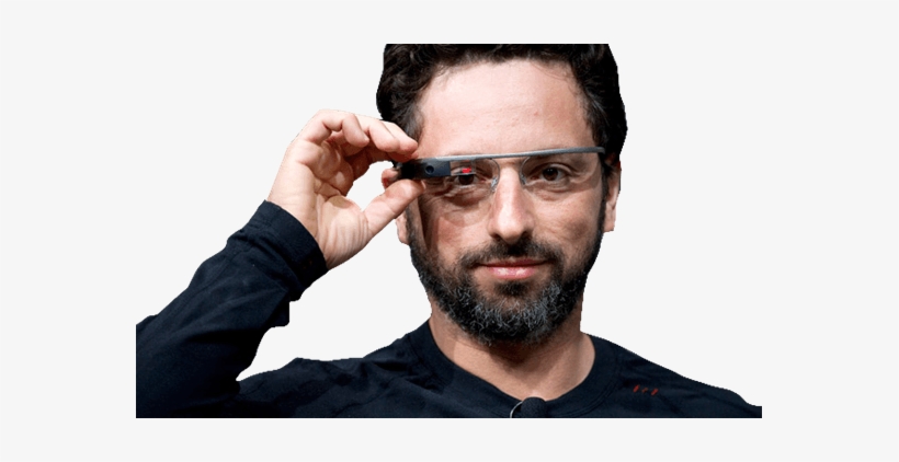 Sergey Brin Google Glass - Sergey Brin, transparent png #3270608