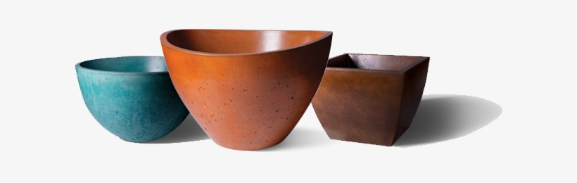 Commercial Concrete Planters - Concrete, transparent png #3270653