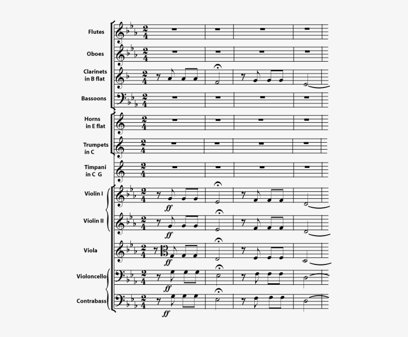 When Many Staves Are To Be Played At The Same Time, - Musical Notes, transparent png #3271147