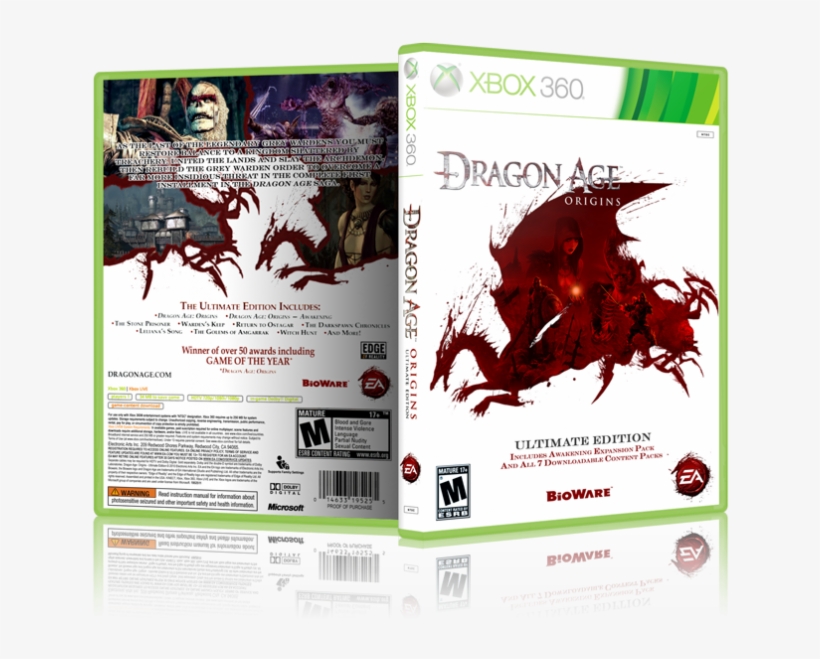 Ultimate Edition Box Art Cover - Dragon Age Origins Awakening (add, transparent png #3271213