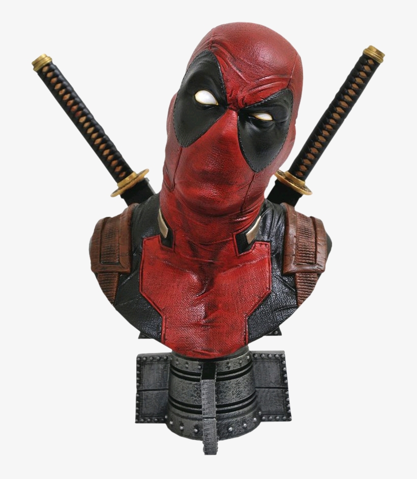 Deadpool - Diamond Select Deadpool Bust, transparent png #3271358
