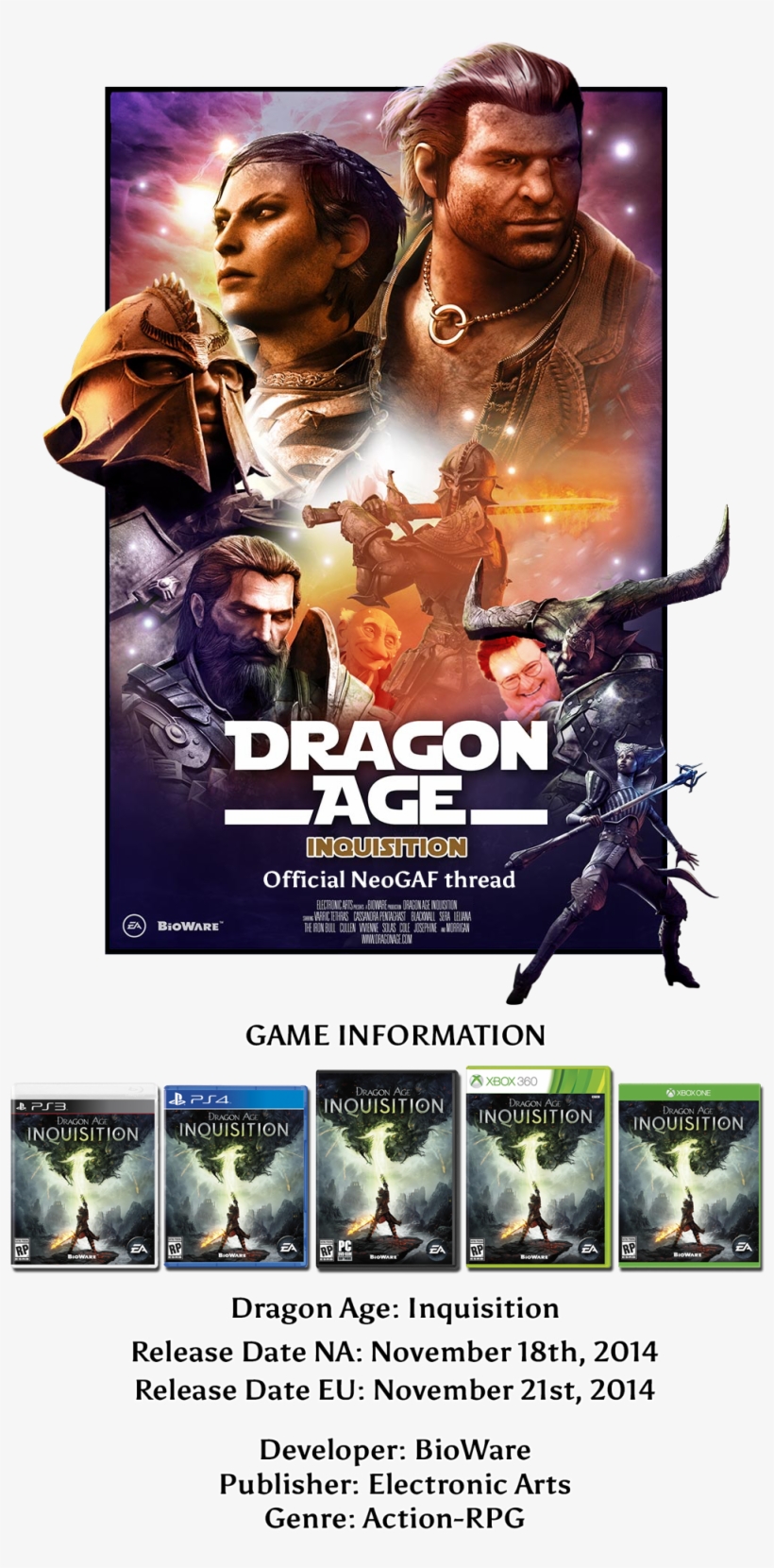 Dragon Age Inquisition Takes Place In A Semi-open World - Dragon Age Inquisition Xbox 360 Ea Games, transparent png #3271557
