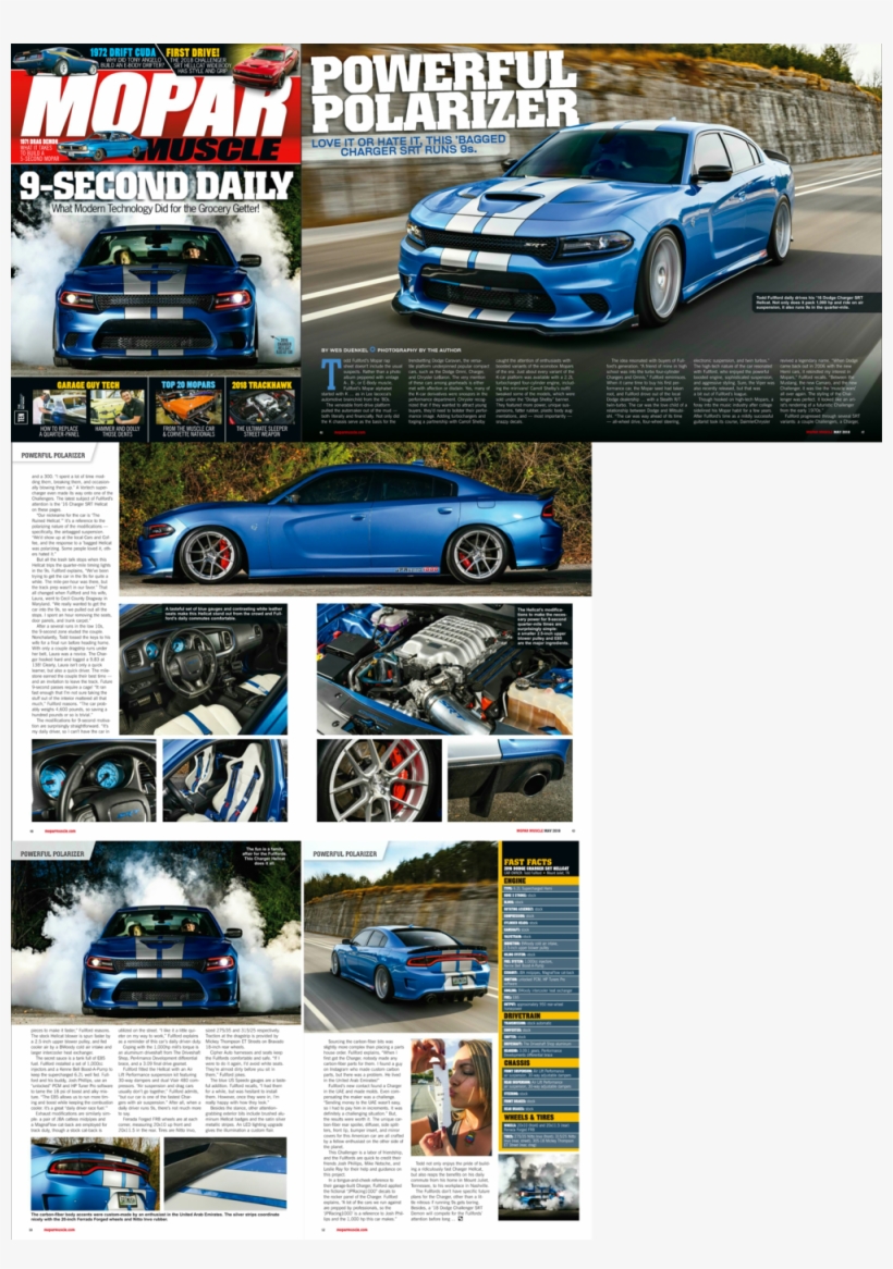 Published In The May 2018 Issue Of Mopar Muscle Magazine, transparent png #3271708