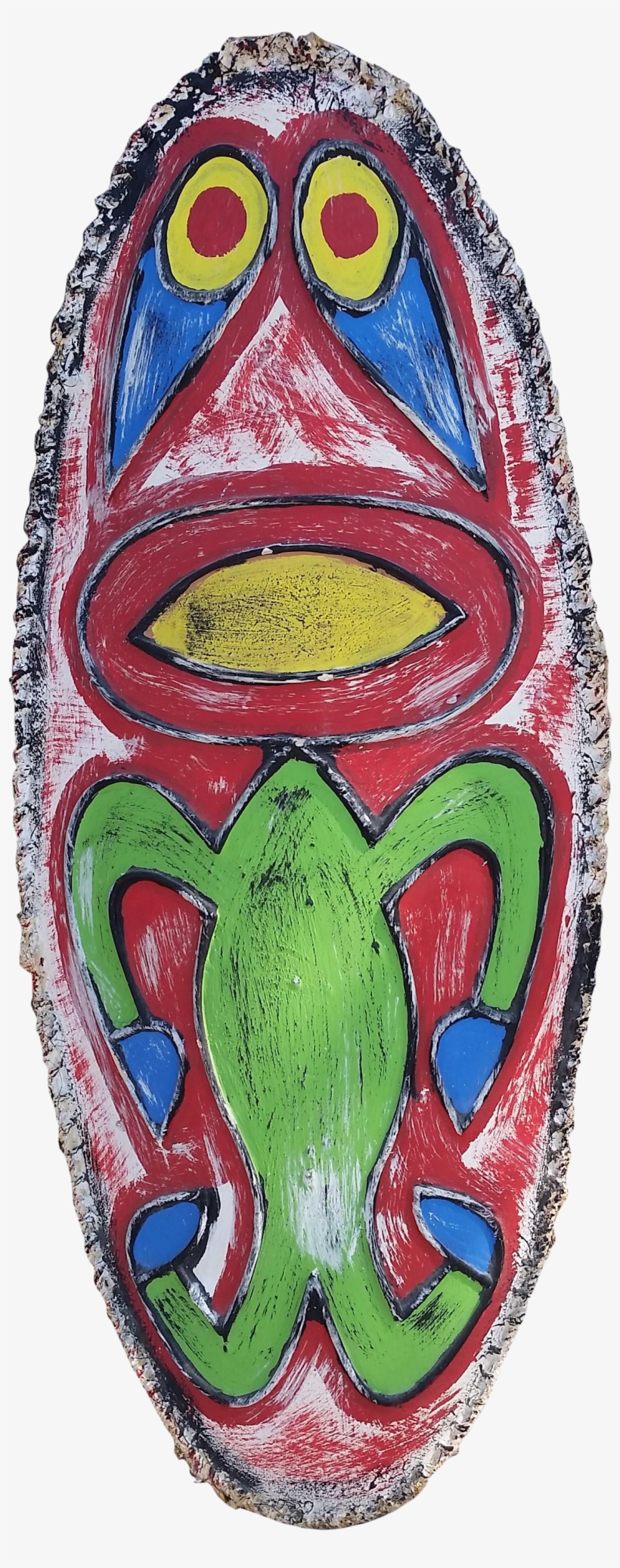 Tiki Mask Hawaiian Art Sculpture On Chairish - Carving, transparent png #3271755