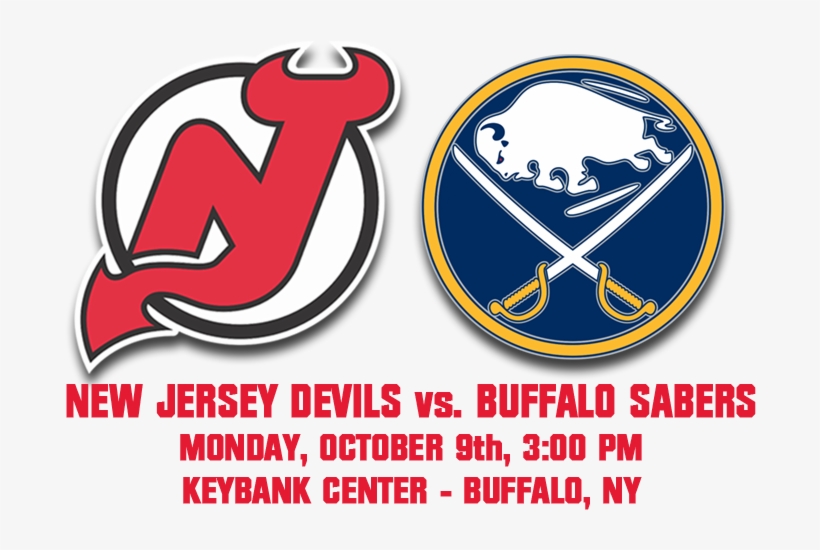 Gdt - - Devils Vs - Sabres - 3 - 00pm Msg - Hfboards - Buffalo Sabres Logo, transparent png #3272820