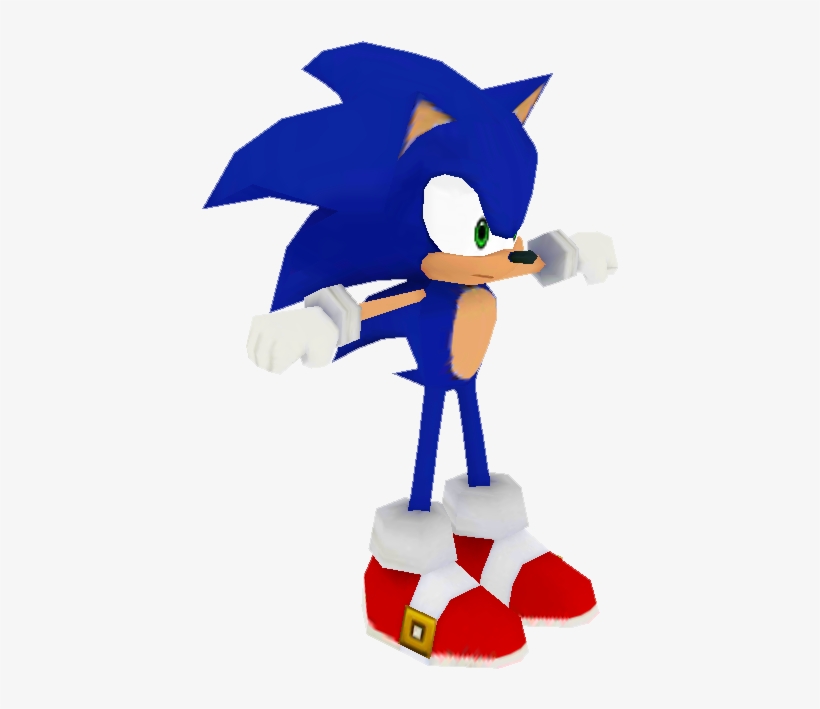 Download Zip Archive - Sonic Generations 3ds Sonic Model, transparent png #3273150