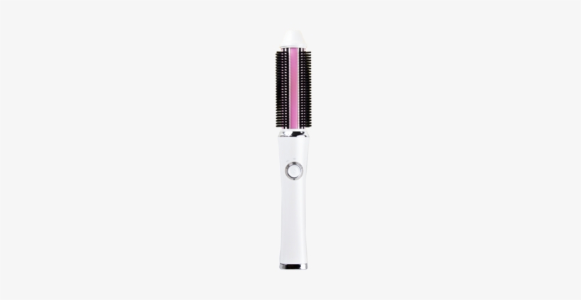 Electric Brush Hair Straightener Curling Usb Rechargeable - Cordless, transparent png #3273380