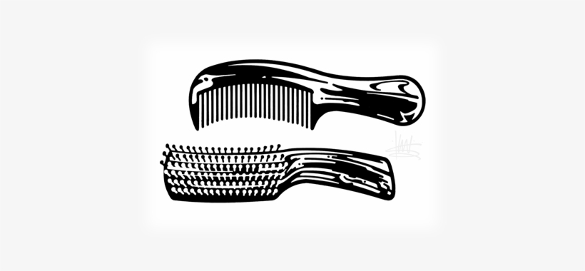 Png Transparent Library Brush The Pen Rules - Cartoon Comb And Brush - Free  Transparent PNG Download - PNGkey