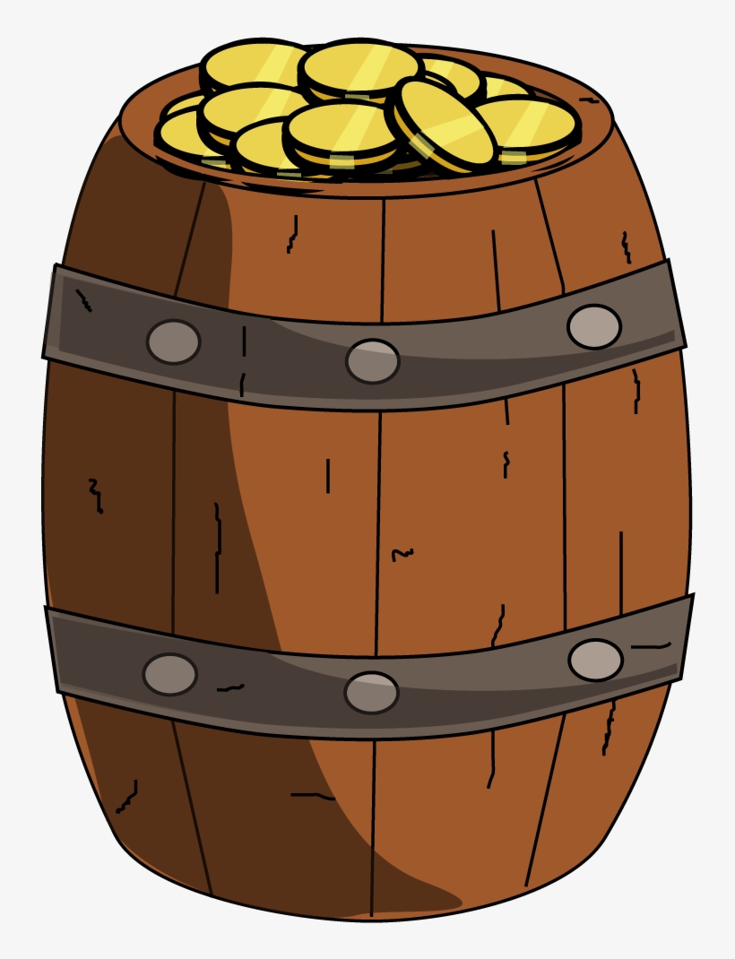 Barrel Clipart Free - Clip Art, transparent png #3273638