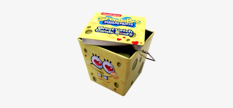 Spongebob Great Catch Hearts Sours - Boston America Spongebob Great Catch Candy Sours, transparent png #3273998