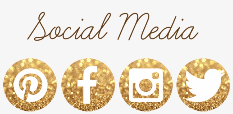 Social Media - Gold Facebook And Instagram Logo, transparent png #3274239