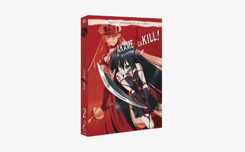 Ficha Técnica De Akame Ga Kill Temporada 2 Dvd - Akame Ga Kill Collection 2 (episodes 13-24) Dvd, transparent png #3274285
